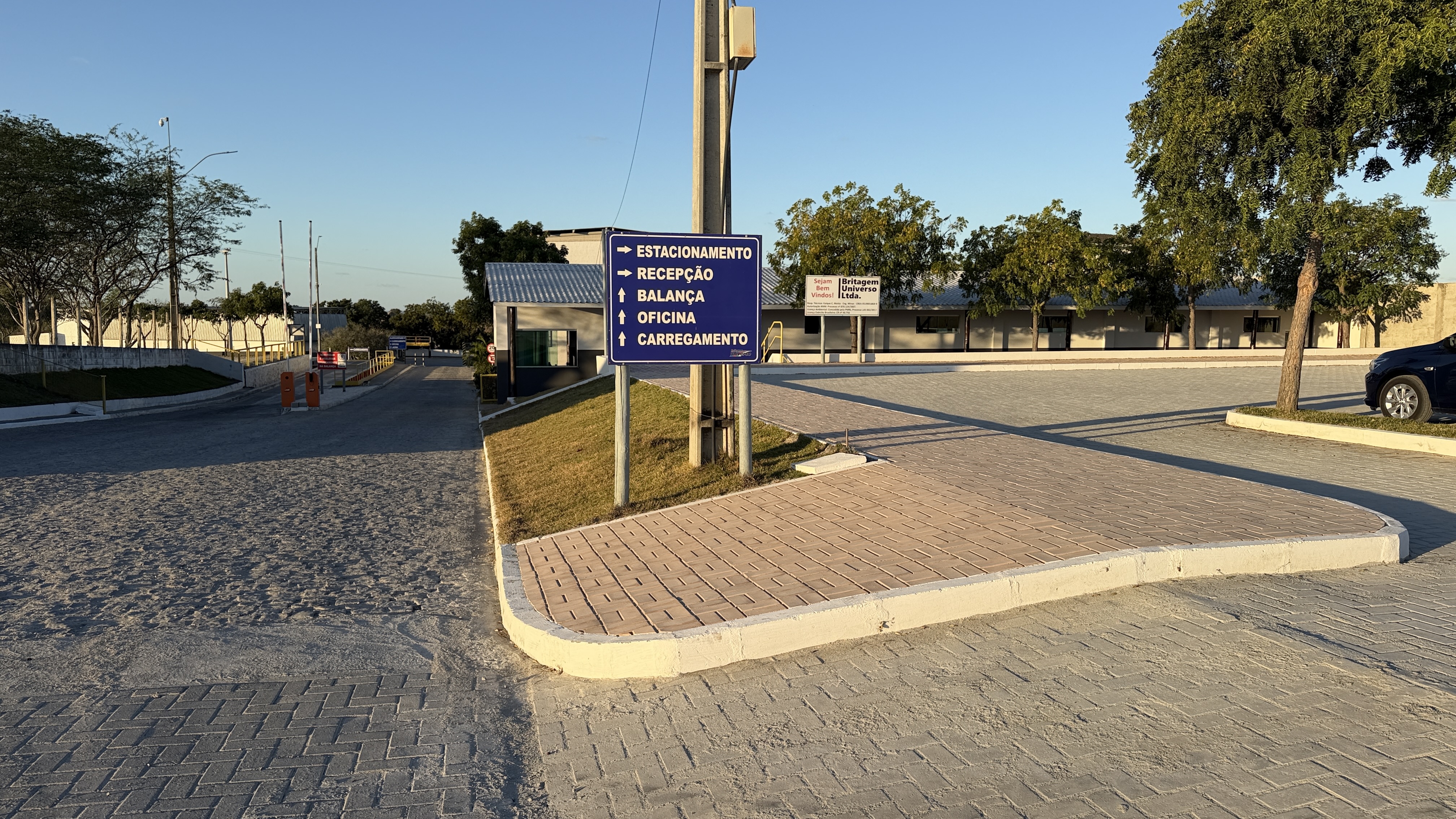 Entrada principal da unidade